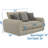 Vumera Loveseat with Cuddler Coil Cushions
