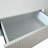 Modern Fluted Panel Floating Vanity Table