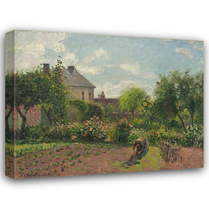 Le jardin de l'artiste à Eragny, H 19 po x l 24 po