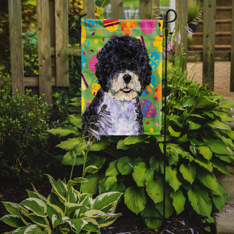 Drapeau de jardin Atara, Chien d'eau portugais