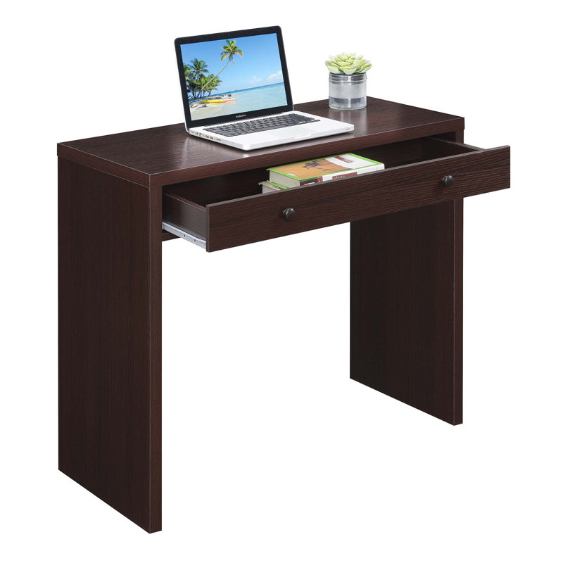 Alisa 36" Writing Desk with Drawer, Espresso