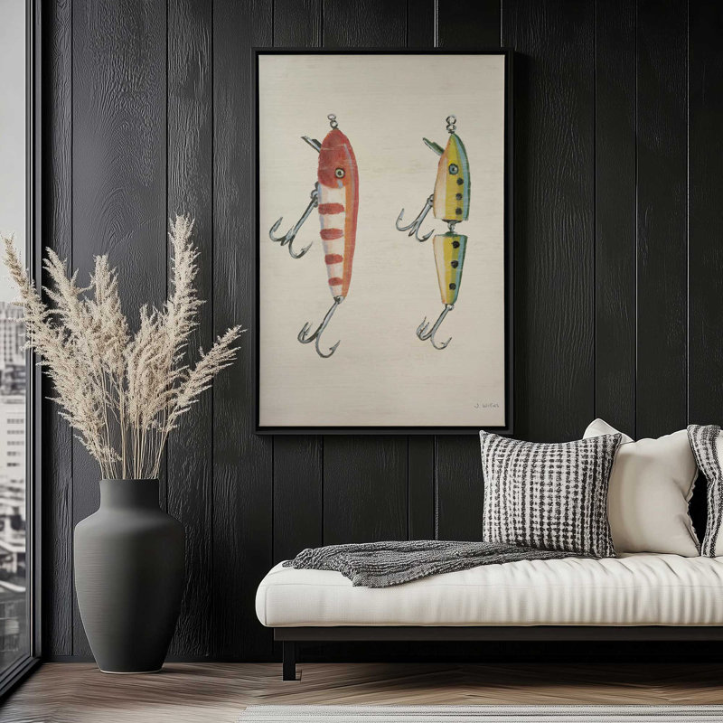 «Waters Edge VI» par James Wiens, reproduction d'art, Noir, Cadre flottant, H 16 po x l 12 po