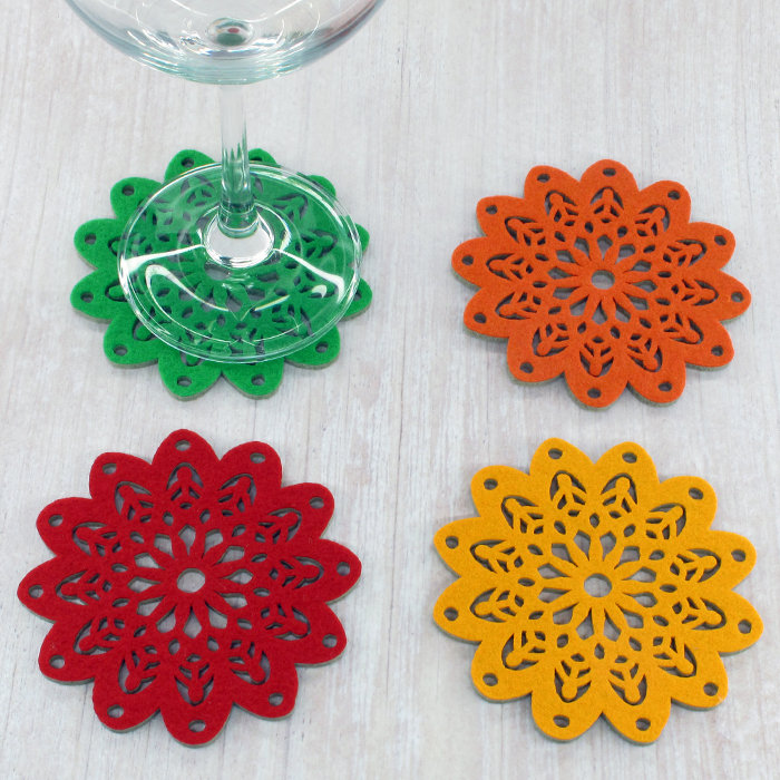 Sous-verre réversible