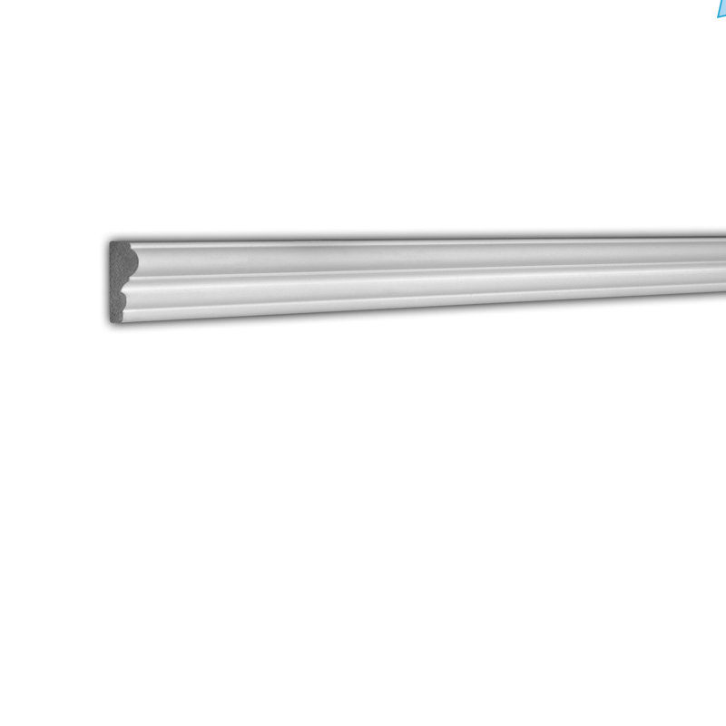 1-5/8 in x 1/2 in x 96 in Plain Recycled Polystyrene Panel Moulding Pro Pack 64 LF (Set of 8)