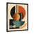 Impression noire sur toile encadrée sélectionné