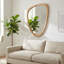 Miroir décoratif 24 "x 36" en bois massif irrégulier, pour chambre à coucher, salle de bain, salon, entrée-1756071303-1756071302