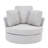 Oversized Swivel Barrel Chairs Round Accent Chair With Storage Ottoman And Removable Headrest-357438234
