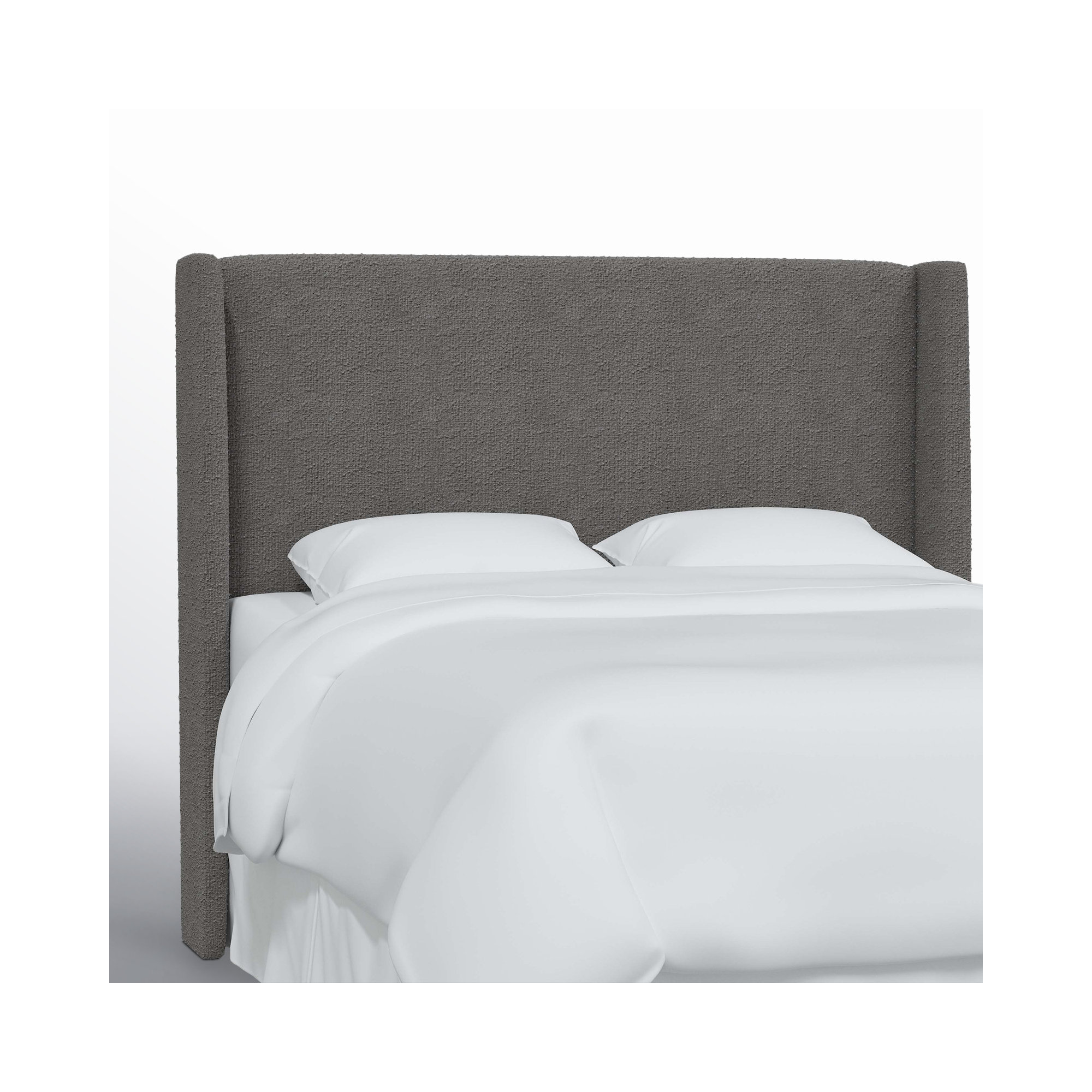 Tilly Upholstered Headboard, Zuma Rosequartz Textured Linen, King