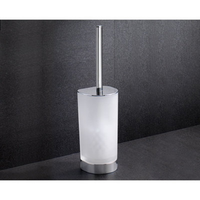 Gedy by Nameeks Kent Glass Toilet Brush and Holder
