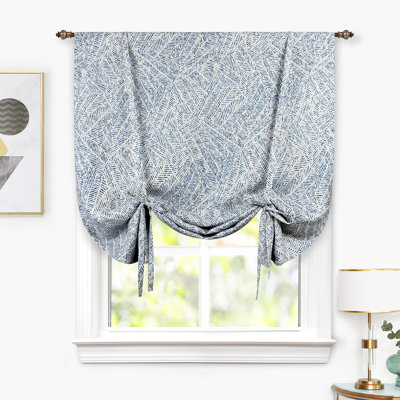 Keonna Linen Blend Blackout Curtain Single Panel