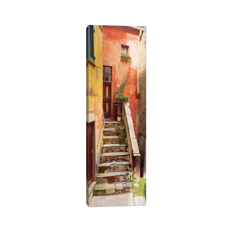 Rustic Tellaro, Tellaro, Italy II by Jim Nilsen - Wrapped Canvas Panoramic Print, 30.48 cm H x 91.44 cm W x 3.175 cm D