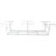 Steel 2 x 8FT Adjustable Heavy Duty Overhead Garage Ceiling Storage System in Soft White