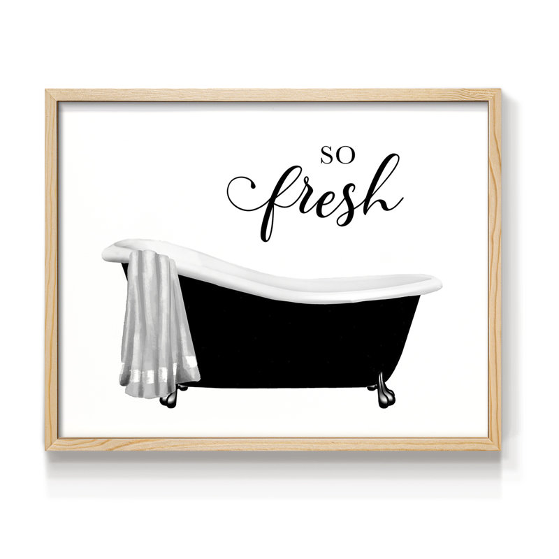 So Fresh -Framed Print - Restickable, H 8 po x l 10 po, Naturel