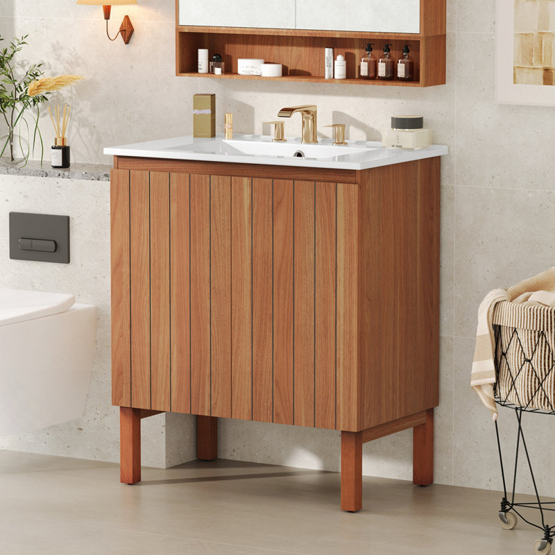 Bathroom Vanity with Ceramic Sink
