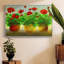 Geraniums III, reproduction d'art sur toile-94355123-94355127
