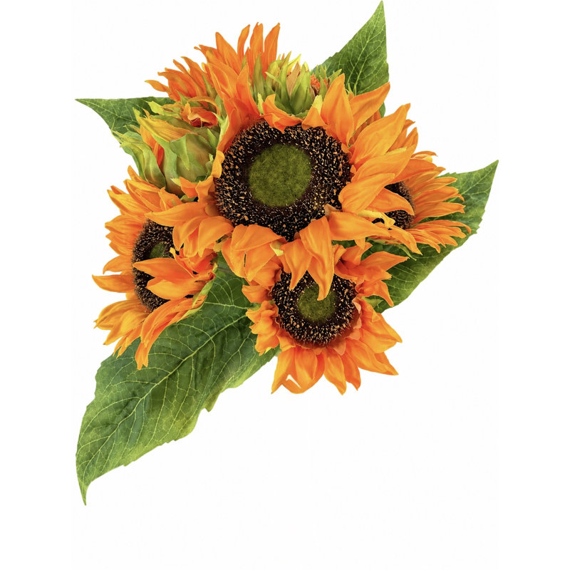 13.5 " Fabric Sunflower Arrangement