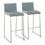 Quante Upholstered Counter Stool with Metal Frame-1940148138-1940148136
