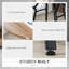Repas industriel 5, peu encombrant pour pub et cuisine en noir et brun. 4 tabourets. La table peut supporter un stress de 132 lb, les chaises de 220 lb. Assemblage requis:
