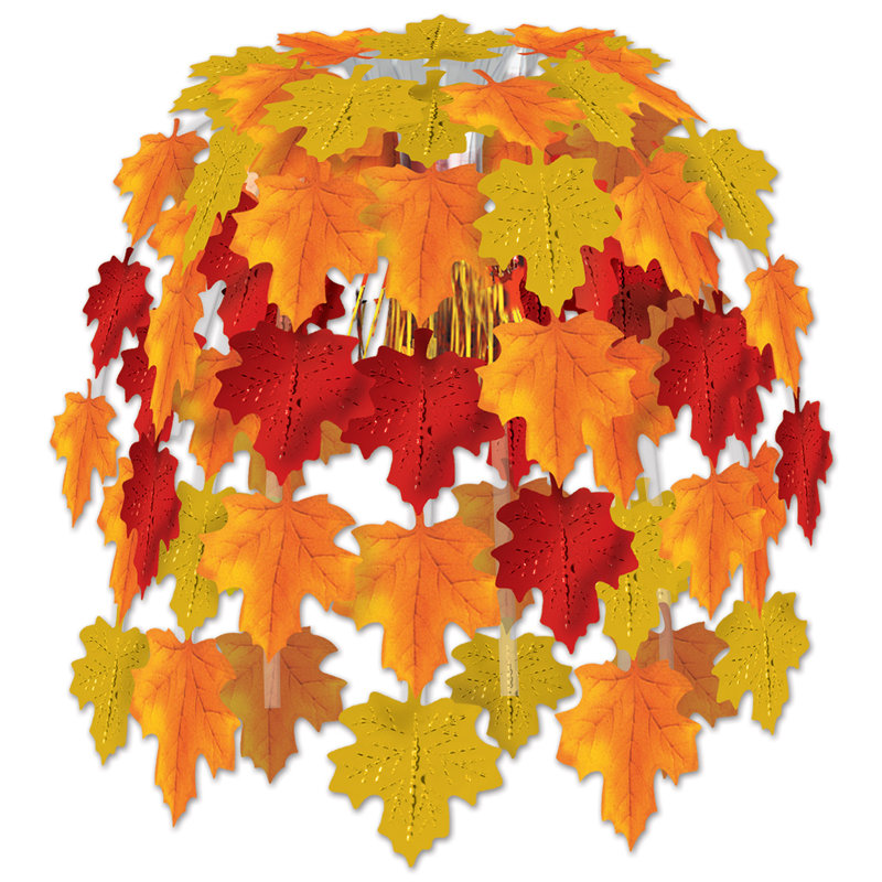 Feuilles de cascade d'automne
