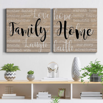 " Family " 2 Piece Art Print