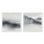 «Whispering Woods», ensemble de 2 reproductions sur papier mat d'archives dans un cadre