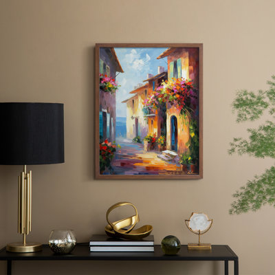 LANDSCAPES Series CCLXXXII Framed Print - Solid Wood