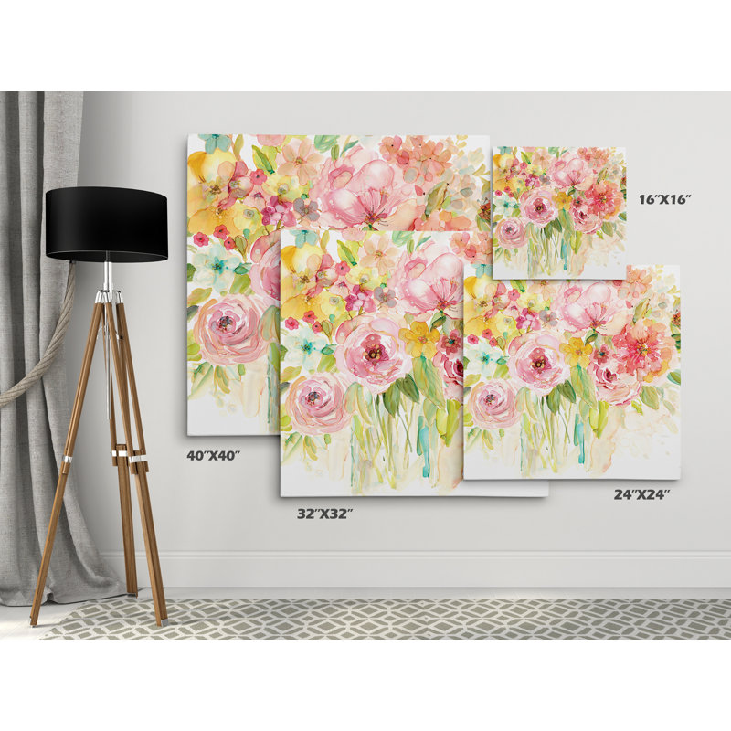 Nature - reproduction d'art, H 16 po x l 16 po x P 1,5 po, Toile tendue