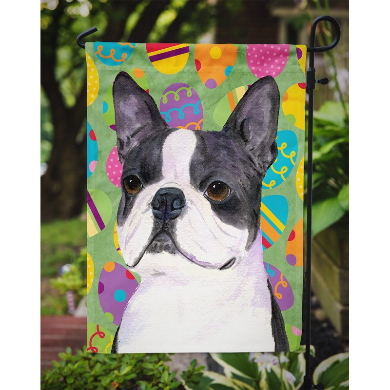 Drapeau de jardin Atara, Boston terrier 2