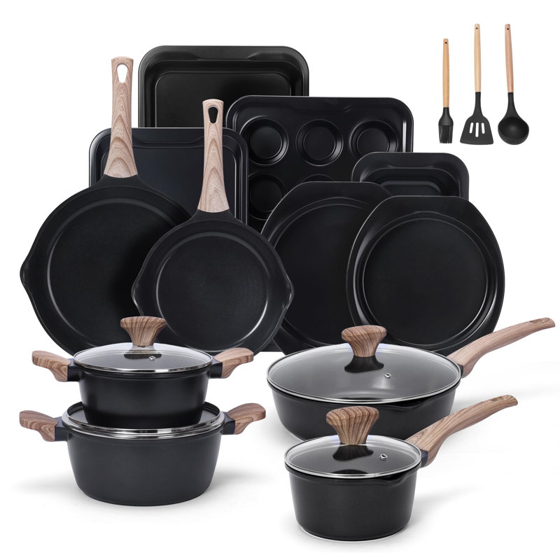 E Cairns 19 Piece Non-Stick Stainless Steel Bakeware Set