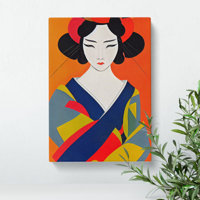 Picture Of A Geisha No.5 - Wrapped Canvas