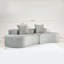 Canapé compressé: Canapé Moon Bay-YKX-33003A-2-Gris fumée-1781236025