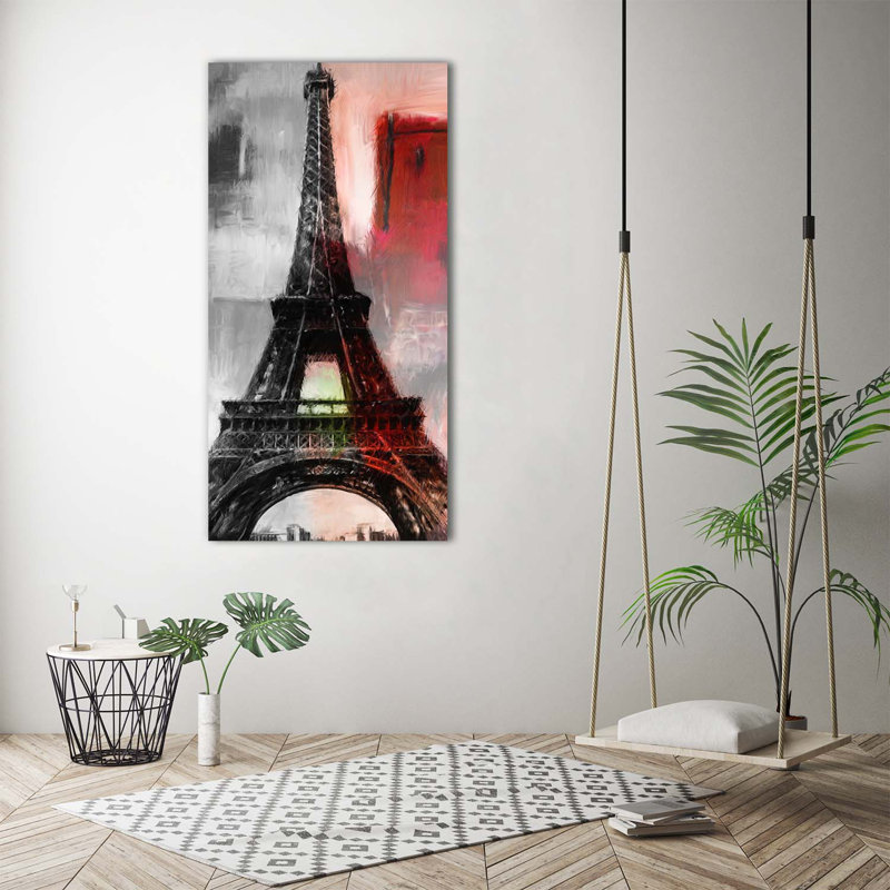 Eiffel Tower Paris - Wrapped Canvas Print, 140cm H x 70cm W