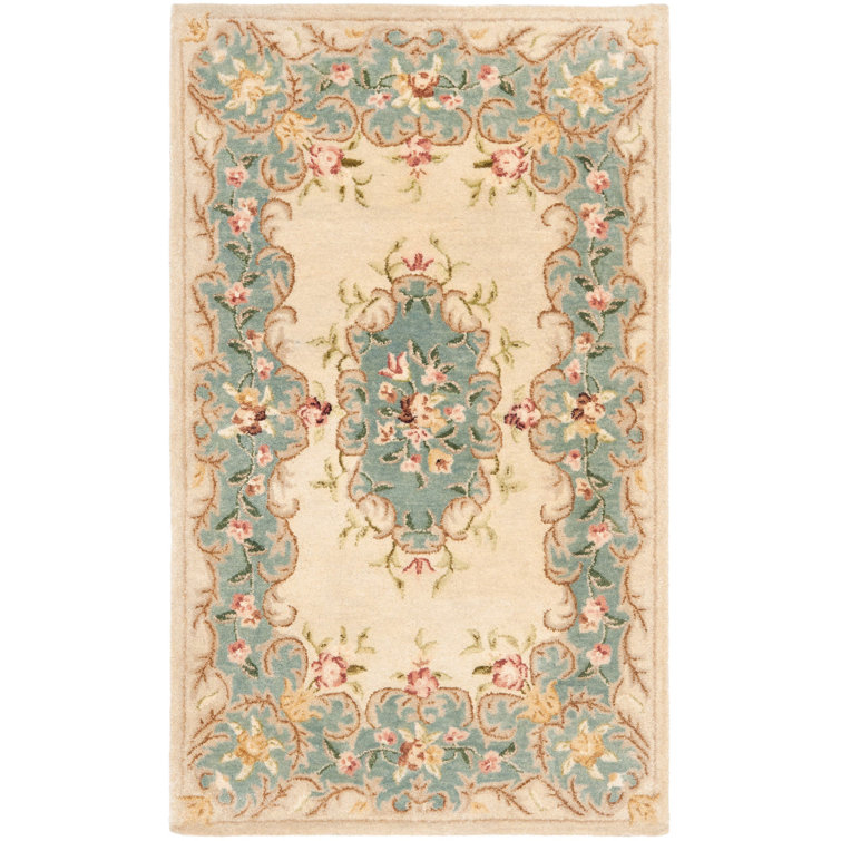 Molter Hand Tufted Wool Floral Rug