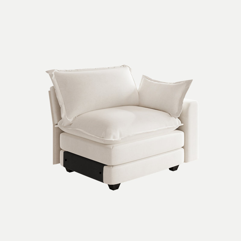 Armrest & Armless Chair For Specific Model Sofa, Beige