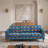 3-Piece Living Room Set,Mid-Century Modern Patterned Fabric Sofa, Loveseat, and Armchair with Wooden Legs