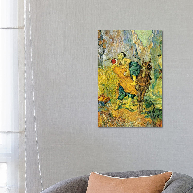 The Good Samaritan by Vincent Van Gogh - Painting on Canvas, No Frame, 66.04 cm H x 45.72 cm W x 1.91 cm D