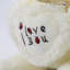 White Teddy Bear Shaped Plush Decorative Cushion with Heart, Soft 3D Throw Pillow for Sofa Bedroom Home Decor-1401588910