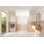 Stellar 70 in. x 78 in. Fully Frameless 3 Panel Inline Hinge Shower Door