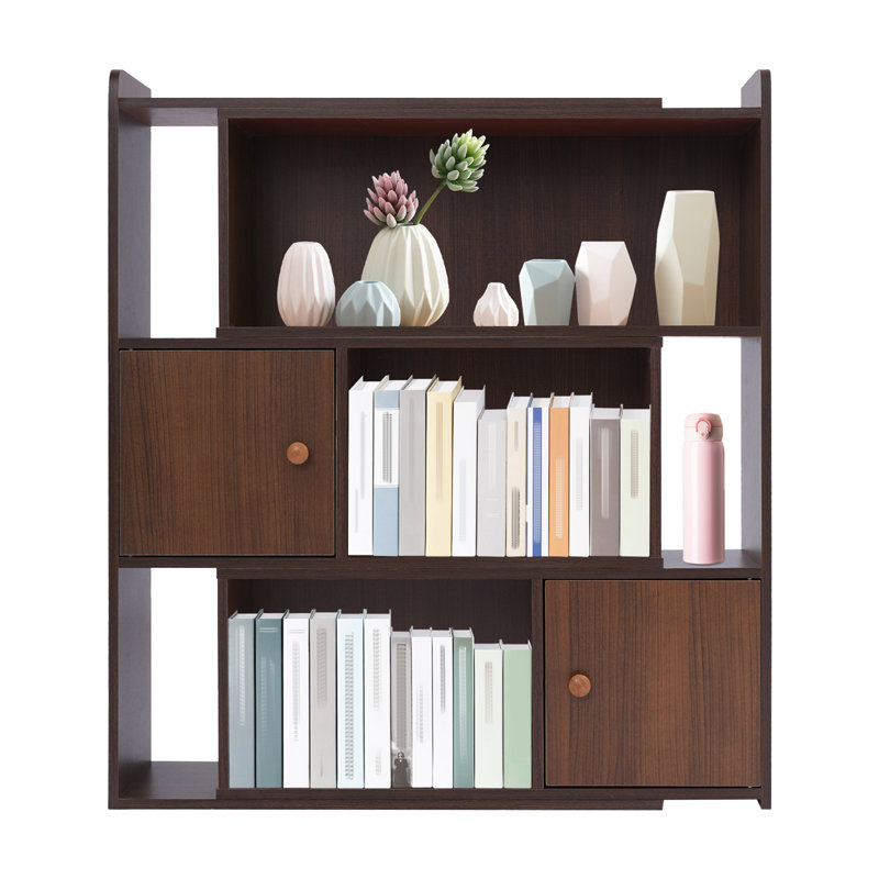 Bibliothèque à 3 niveaux, Brun
