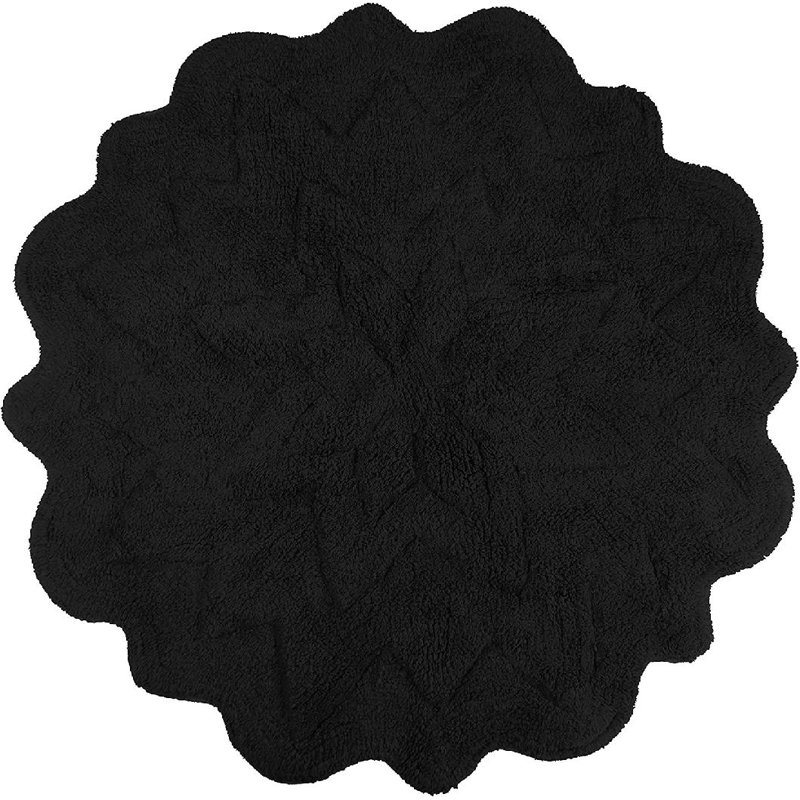 Tapis pour salle de bain Nava, Noir