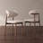 Mid-Century Solid Wood Beige Upholstered Dining Chairs, No Assembly Required Accent Chairs For Dining Room (Set of 2)-996533198-991891248