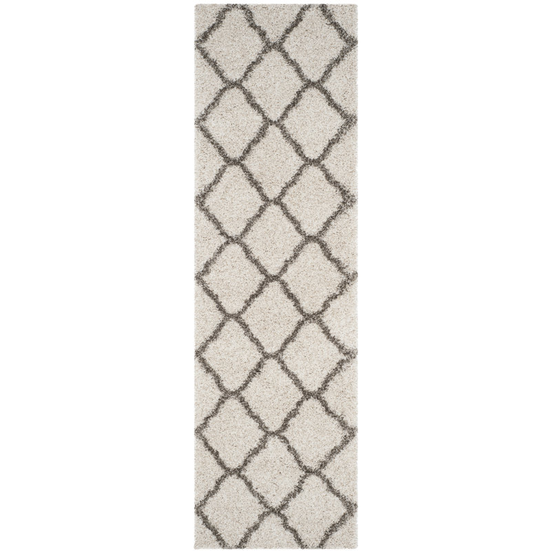 Darrol Hudson Shag Performance Geometric Rug, Runner 2'3" x 6'