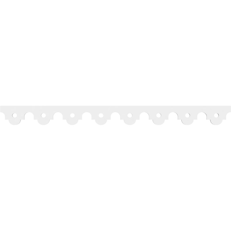 Bordure de sol en PVC de qualité architecturale Capistrano, H 4 po x L 48 po x P 0,63 po