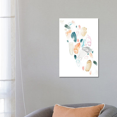 Pebbles 1 Piece Wrapped Canvas Painting