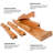 Bamboo In-Drawer Knife Block