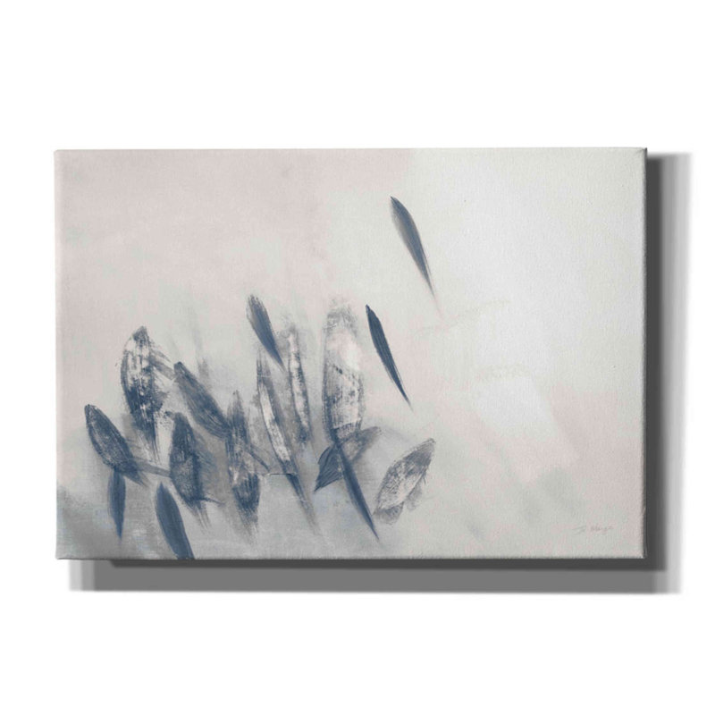 " Gently Waving Neutral " by Jo Maye Painting Print, 18'' H x 26'' W x 0.75'' D