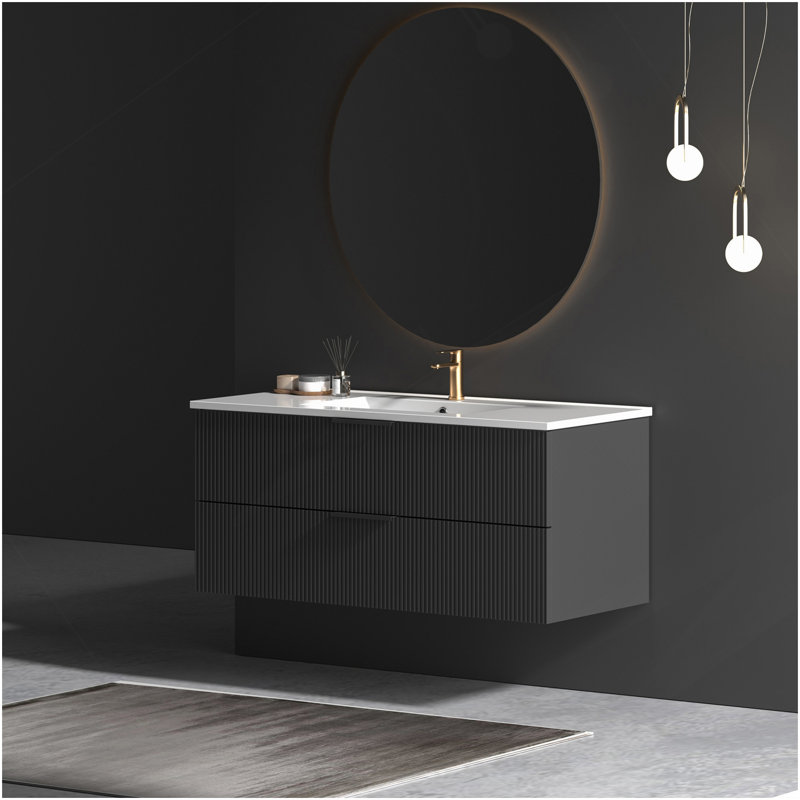 Armoire 48 po noire sans évier