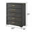Liora 5-Drawer Tall Bedroom Storage Chest with Clean-Lined Contemporary Style-123412658
