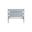 Lit simple gris avec tête de lit et structure en bois d'hévéa, idéal pour tout intérieur, structure stable-699237391