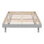 Base de lit plateforme flottante de conception moderne pour lit gris-1927138866-1927138867